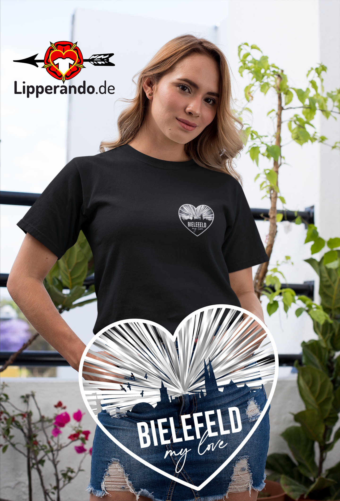 BIELEFELDDesigns - BIELEFELD my LOVE  - Damen Premiumshirt