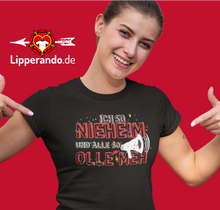 Lade das Bild in den Galerie-Viewer, FUNSHIRT - LIPPERANDO - KAMELLE - NIEH.  - Damenshirt
