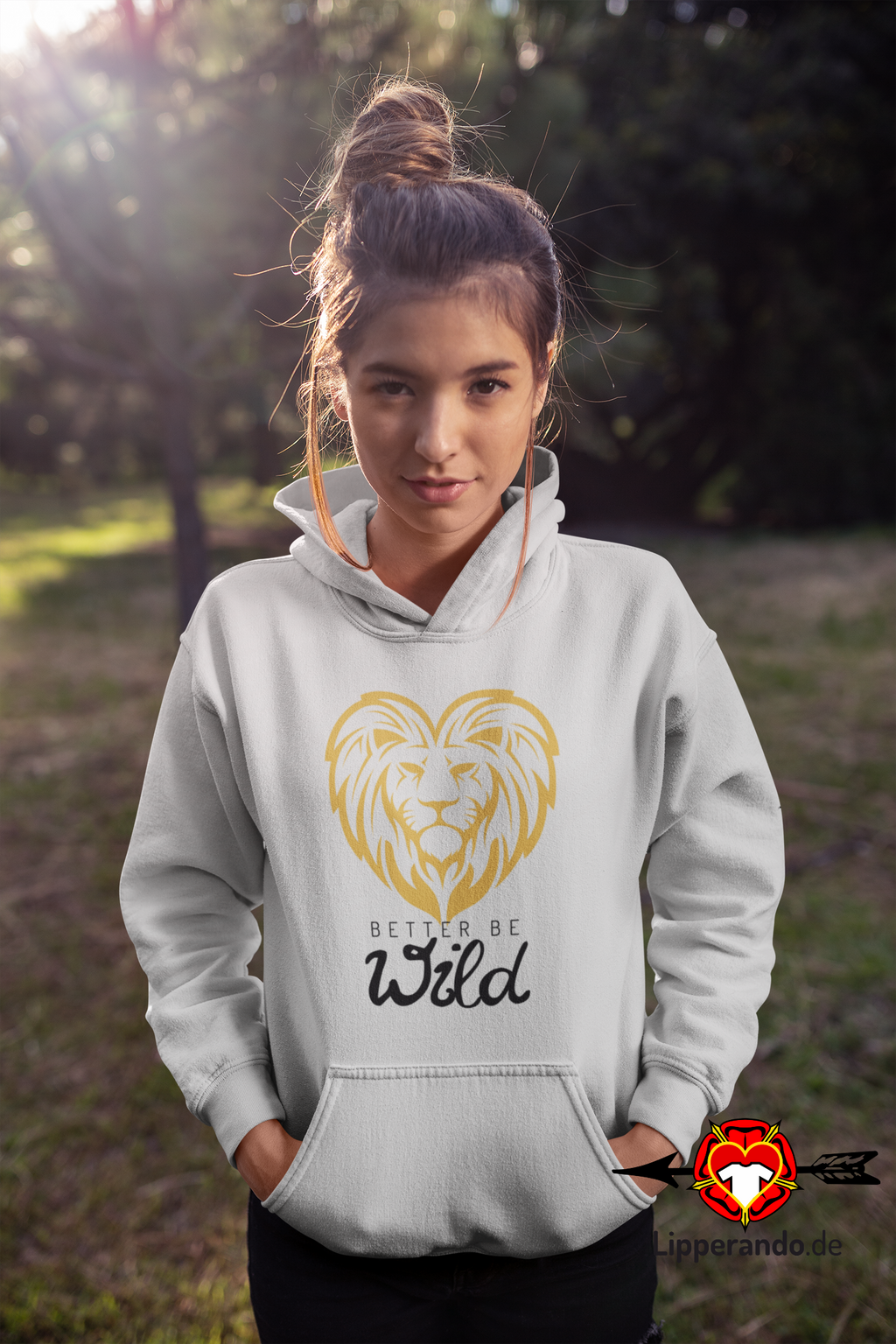 Lipperando - Premium - Better be wild  - Damen Hoodie